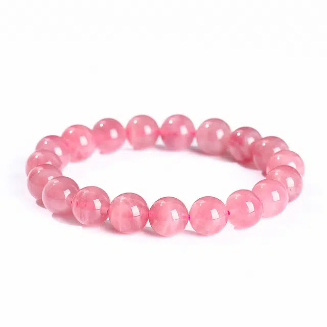 金大福 中式美学招桃花甜美转运樱花学业顺利时来运转清冷小众高级感甜蜜#好运 粉水晶 手串 女款