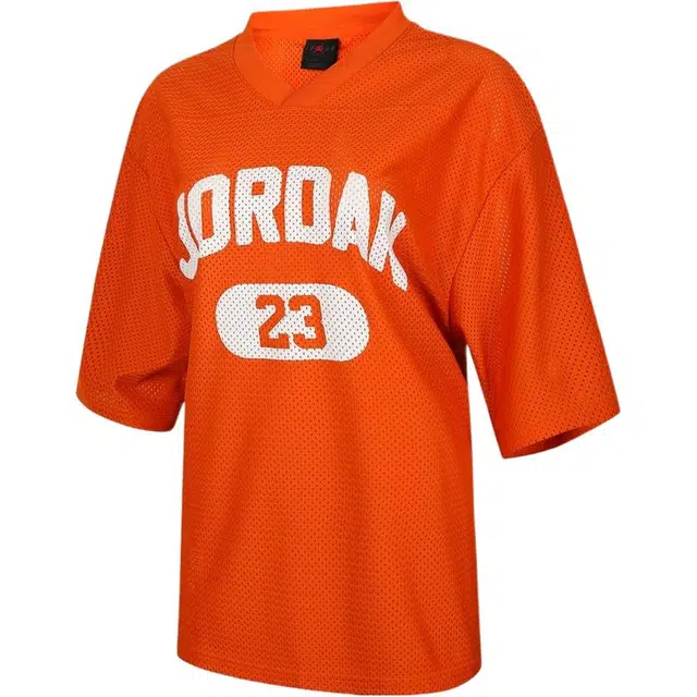 Jordan AS W J BRK SS MESH JRSY TOP V T