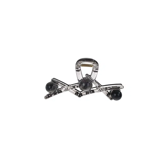 水中玉 珠珠抓夹大号鲨鱼夹后脑勺发卡高级感夹子头饰 亚克力 发夹 女款