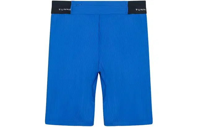 乔丹 拼色中腰透气直筒运动短裤 男款 卡布里蓝