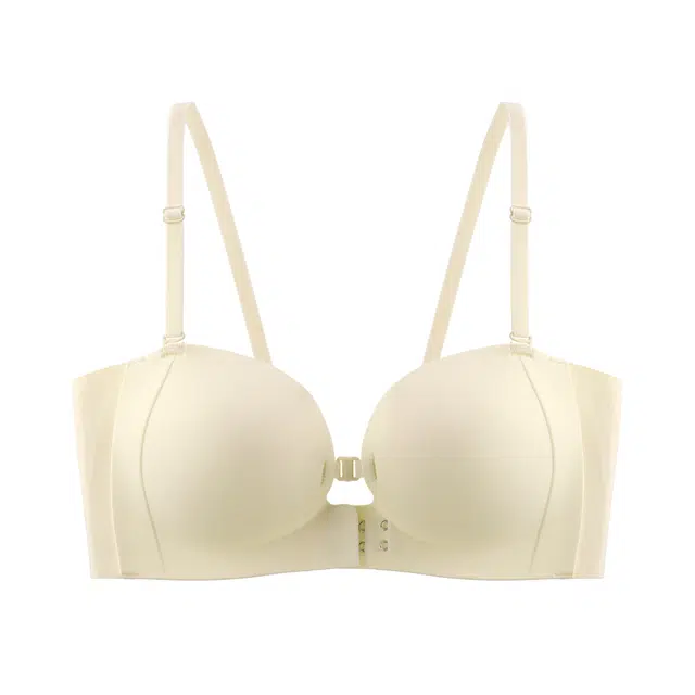 草本初色 前扣式抹胸无痕高弹隐形收副乳防下垂无钢圈透气文胸 女款