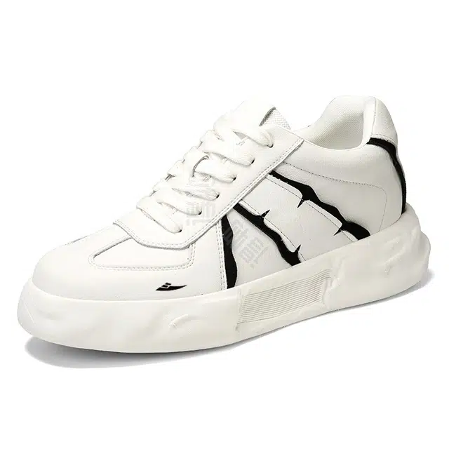 酷丁 小个子百搭时尚休闲运动小白鞋 防滑耐磨增高 低帮 板鞋 男款