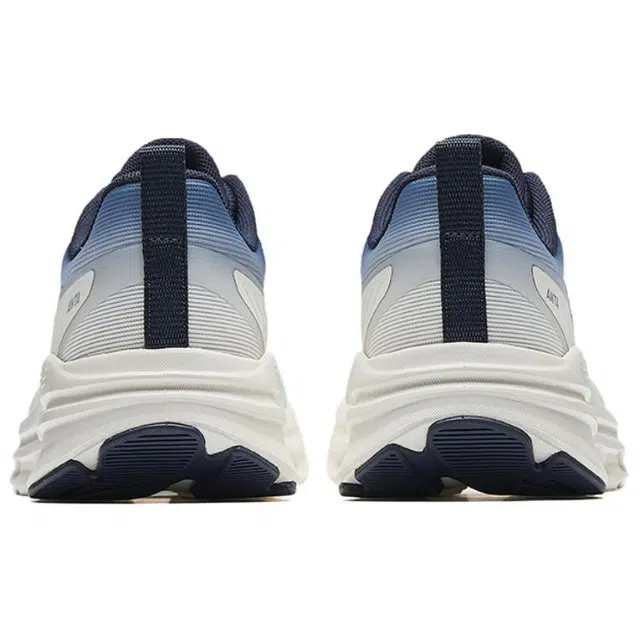 超级安踏 舒适时尚 百搭潮流防滑耐磨透气 低帮 休闲跑步鞋 男款 白蓝