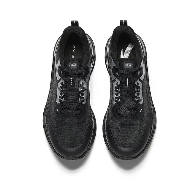 超级安踏 缓途 舒适 百搭防滑耐磨 低帮 休闲跑步鞋 男款 黑银