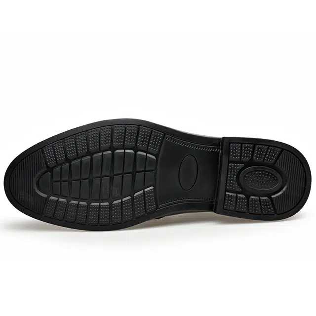 罗蒙 头层牛皮 简约舒适通勤百搭 正装皮鞋 男款 黑色