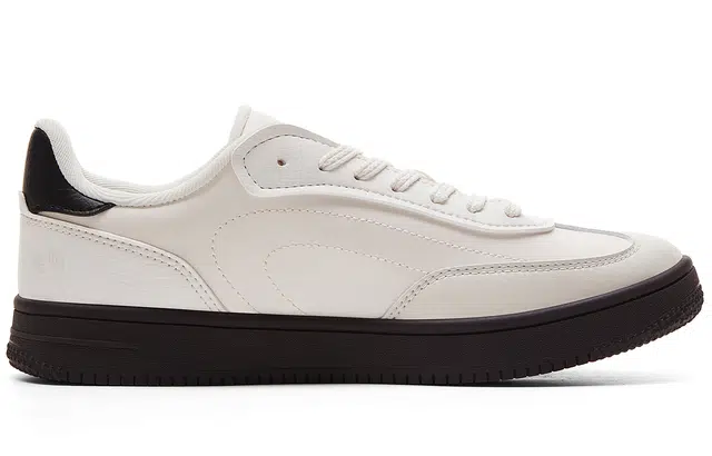 匹克 复古德训风 经典 包裹性减震轻便 低帮 板鞋 女款 乳白灰