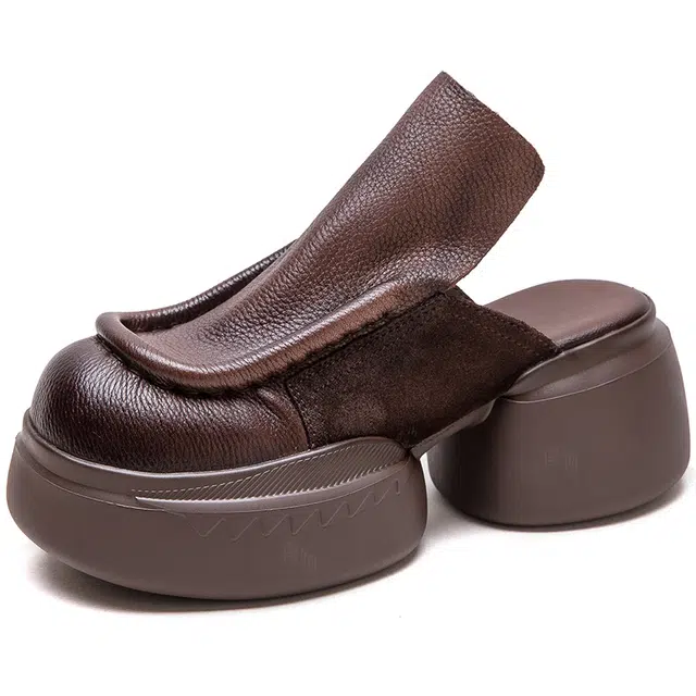 杰骤 厚底外穿  时尚潮流包头拖鞋 女