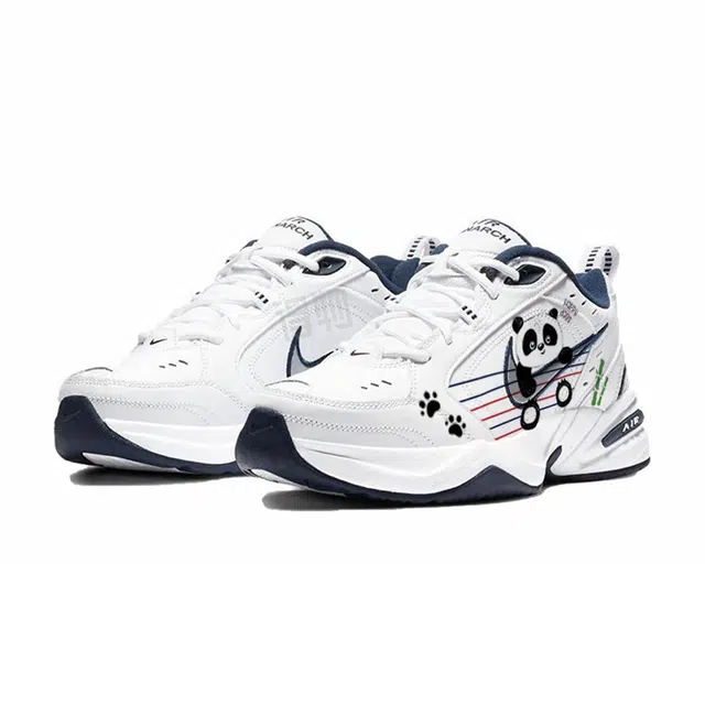 Nike Air Monarch 4 White Navy