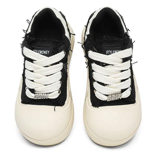 年走索 小众国潮时尚潮流舒适 低帮 板鞋 男女同款 黑色