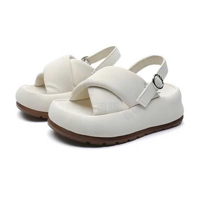 阿比让 休闲百搭日常轻便 一字带凉鞋 女