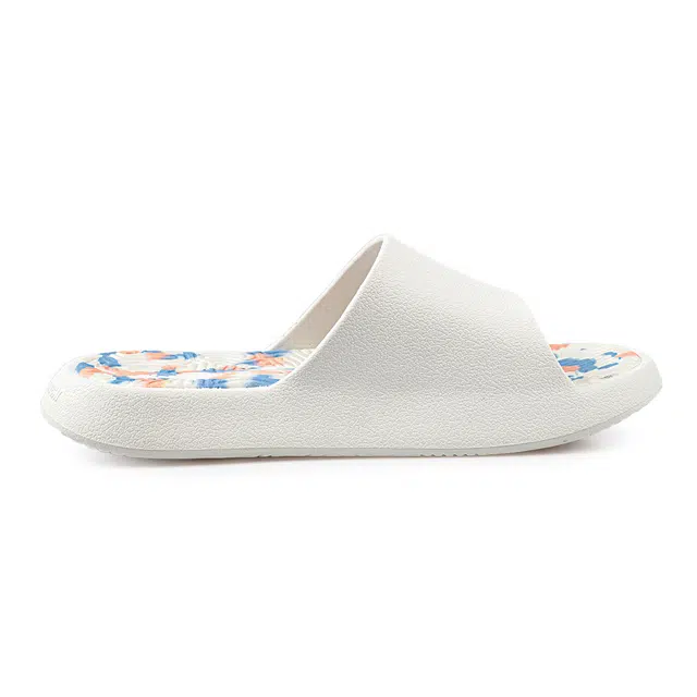 匹克 态极国创拖鞋 舒适简约潮流百搭 防滑按摩减震一字拖鞋 男女同款 白粉蓝