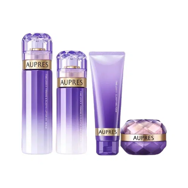 欧珀莱 时光锁弹润水乳护肤套装 淡纹紧致