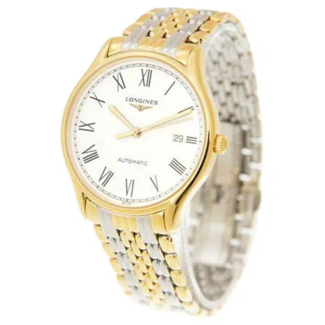 LONGINES 38.5mm PVD PVD L4.960.2.11.7