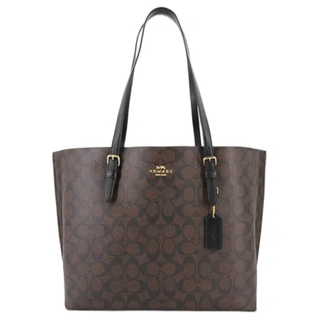 COACH Mollie 34 Logo Tote