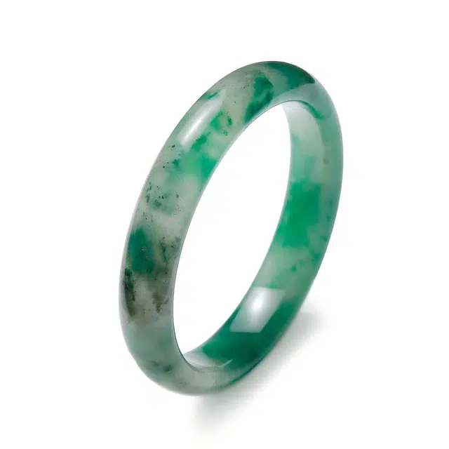 匠锁心玉 青山黛贵妃新中式宫廷风古典轻奢吉祥如意平安顺遂时尚百搭清冷典雅高级感气质温婉#好运 非洲翠 手镯 男女同款情侣款