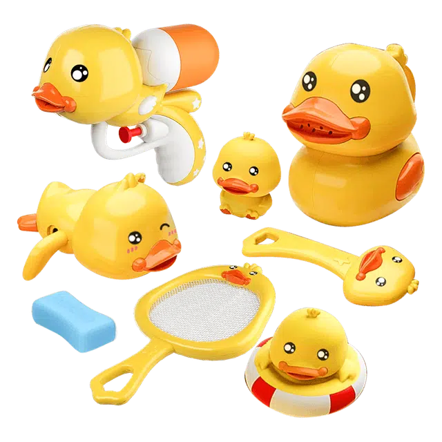 蓓臣 小黄鸭戏水 玩具