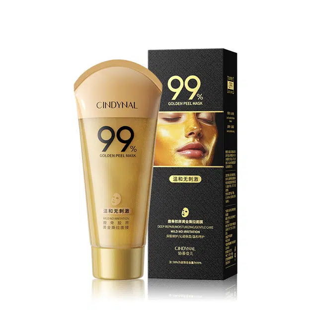 仙蒂奈儿 鹿骨胶原黄金撕拉面膜 舒缓维稳保湿滋润