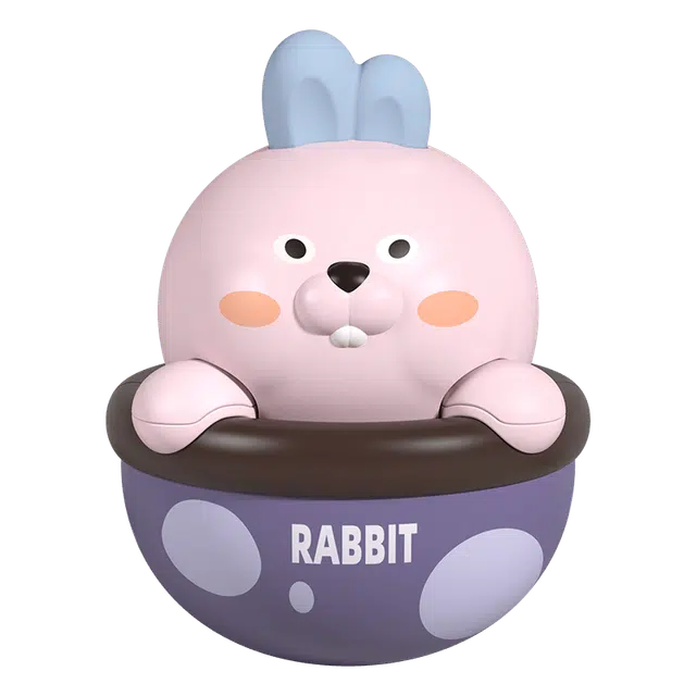 蓓臣 兔子 恐龙不倒翁 早教益智玩具