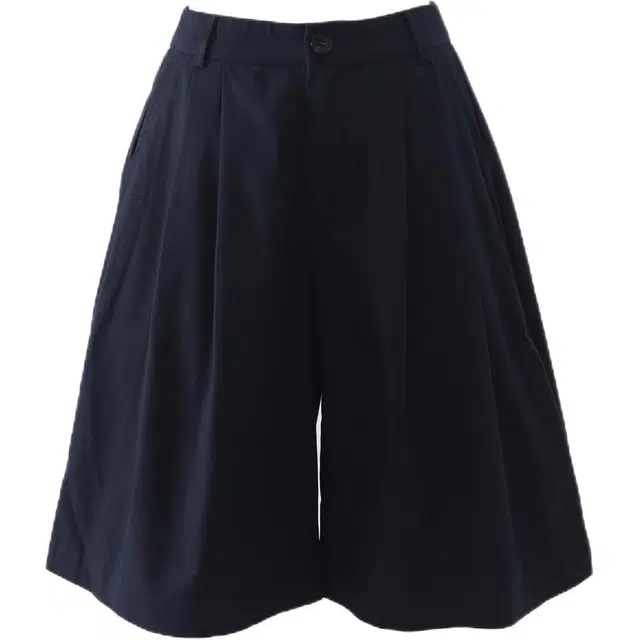 玫丝朵 美式纯色复古高腰宽松阔腿裤子女夏季百搭直筒休闲短裤 女款