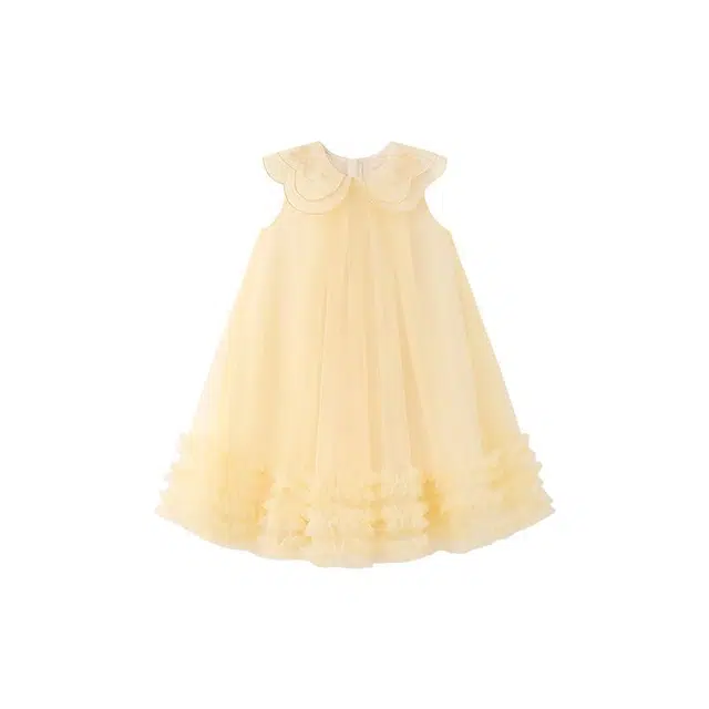 英氏连衣裙 翻领透气舒适无袖 中小童