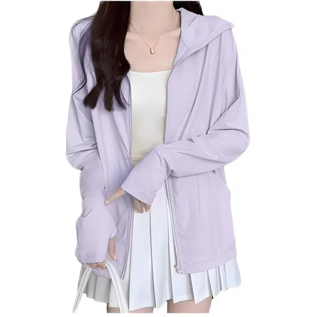 天才小熊 设计感防紫外线服户外开衫外套上衣防晒服 女款