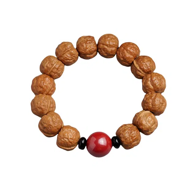 宣华意 蟾宗蛤蟆头精品原籽雕刻高端盘玩文玩佛珠手链 猴头核桃 手串 男女同款情侣款