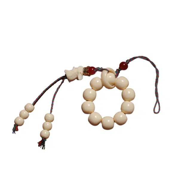 灵晔 国潮新中式文艺小众设计高级轻奢随手文玩盘玩念珠吉祥如意平安喜乐万事顺遂#好运 象牙果 手串 男女同款情侣款