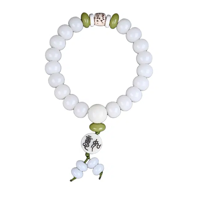 絮物 新中式【如意】吊坠款国潮小众设计轻奢高级感念珠文玩吉祥如意万事顺遂佛珠盘玩#好运 白玉菩提 手串 男女同款情侣款