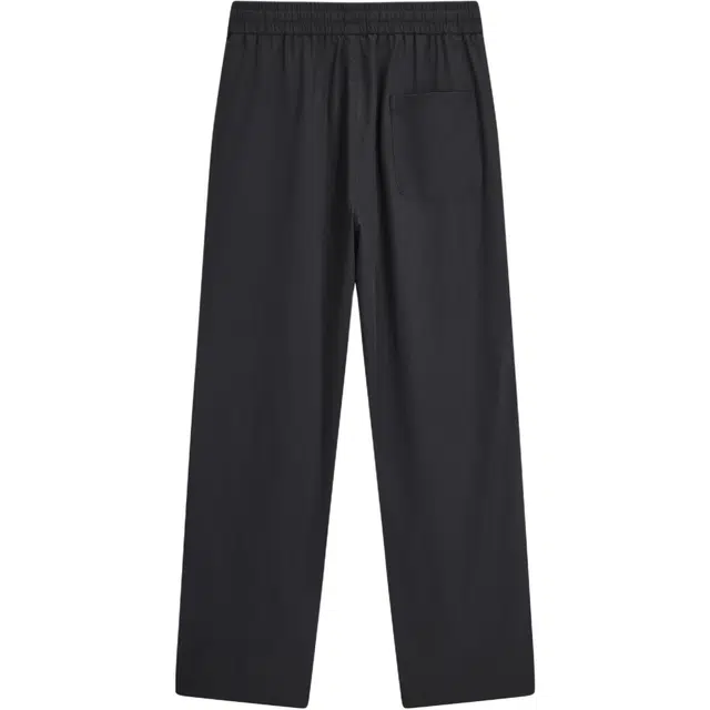 与狼共舞 高弹力速干细格纹理时尚抽绳阔腿户外防晒轻工装透气休闲裤 男款