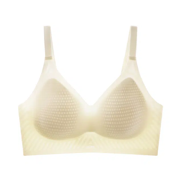 戴维诗 无痕内衣女夏季薄款凉感冰丝小胸聚拢收副乳防下垂透气美背文胸 女款