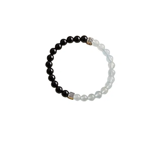 子婳 设计款小众复古情绪稳定清新雅致日常百搭 蓝水晶 手串 女款