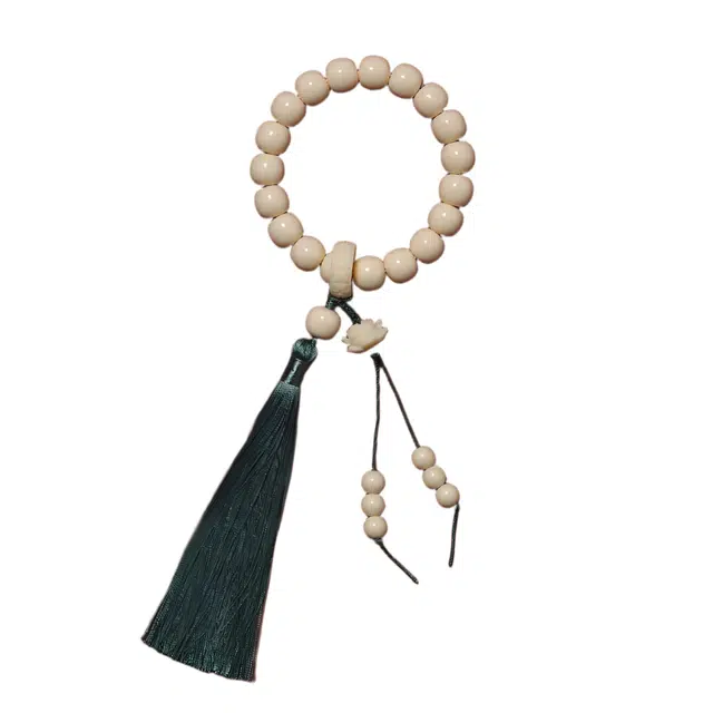 灵晔 国潮新中式文艺精工设计小众时尚百搭文玩盘玩高级感轻奢招财纳福吉祥猪事顺利平安#好运 象牙果 手串 男女同款情侣款