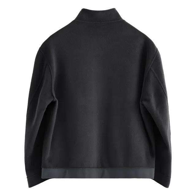 丹宁哲学 纯羊毛手工双面呢纯色长袖立领标准夹克 男款