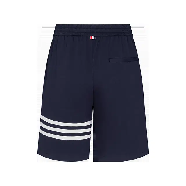 太子龍 美式复古运动风条纹设计速干五分裤宽松时尚百搭透气跑步 休闲短裤 男女同款