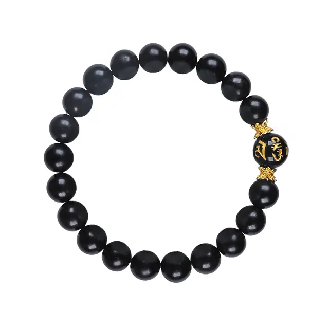 【六字箴言】 灵晔 中式国风单圈文玩念珠佛珠转运珠轻奢小众百搭设计时尚个性高级感平安喜乐诸事顺遂 黑檀 手串 男女同款情侣款