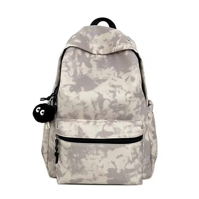 揽月 美式渐变复古简约个性百搭 尼龙 双肩包 常规 男女同款情侣款 多色