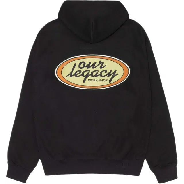 Stussy OUR LEGACY WORK SHOP OVAL ZIP HOODIE logo