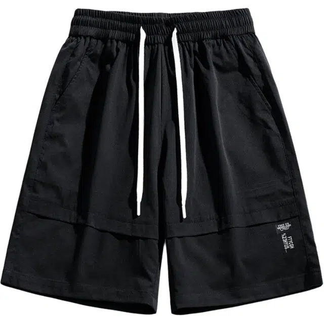 太子龍 薄款设计感透气运动五分宽松百搭舒适休闲短裤 男女同款