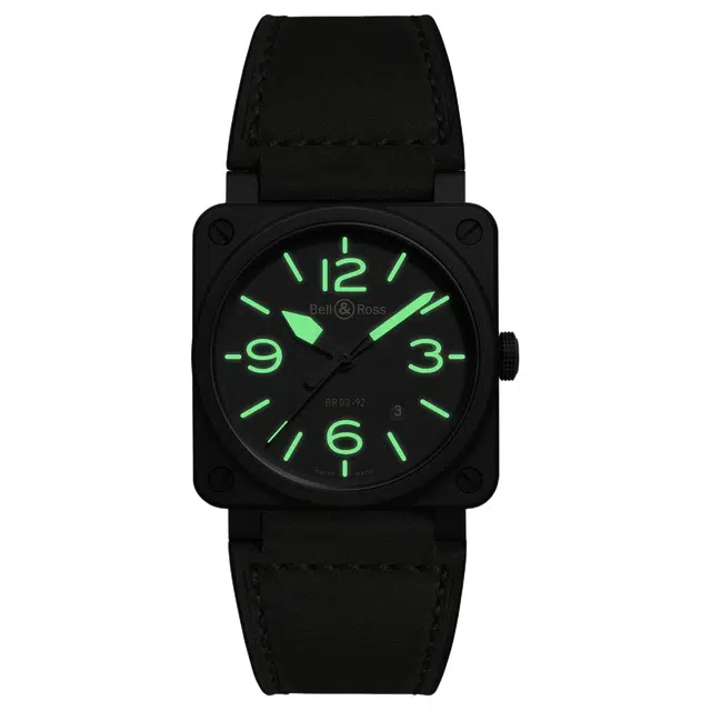 BELL ROSS 100 42mm BR0392-BL3-CESCA
