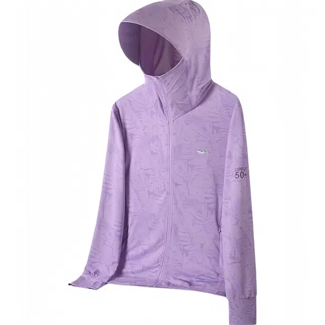 大白鲨 连帽轻薄款冰丝宽松大码户外钓鱼时尚防晒服 男款