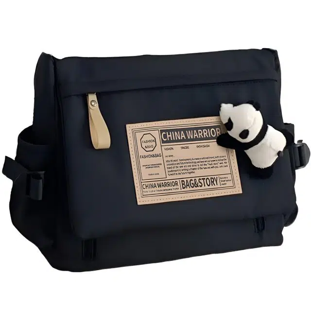 Warrior Nylon Shoulder Bag White