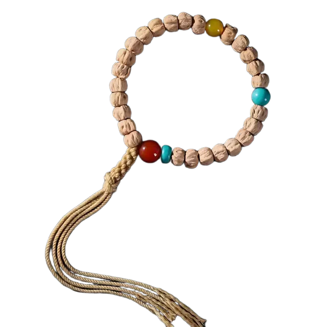 素于 国潮文玩精致藏式时来运转念珠复古禅意佛系百搭简约招财进宝鸿运当头盘玩#好运 柏香籽/百香籽 手串 男女同款情侣款