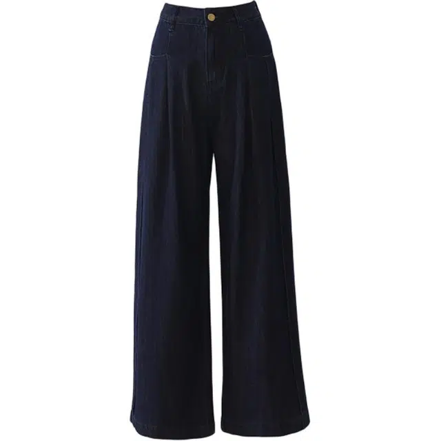 玫丝朵 美式复古高腰宽松直筒阔腿裤子女夏季薄款天丝清凉透气百搭牛仔裤 女款