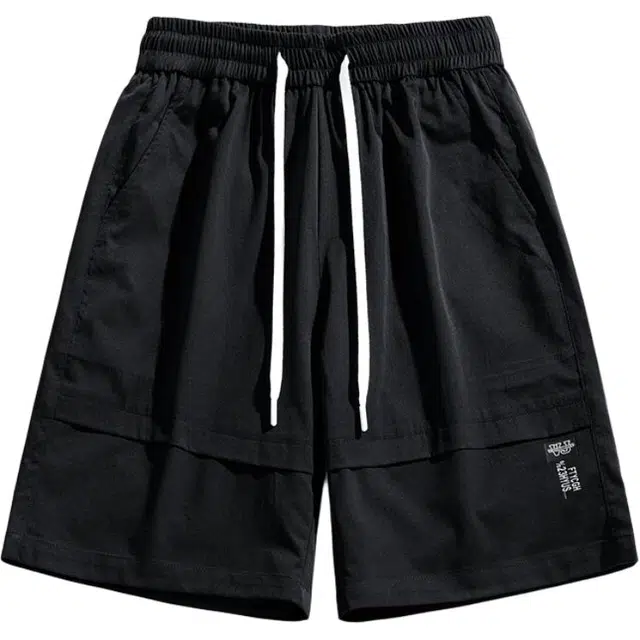 太子龍 薄款设计感透气运动五分宽松百搭舒适休闲短裤 男女同款