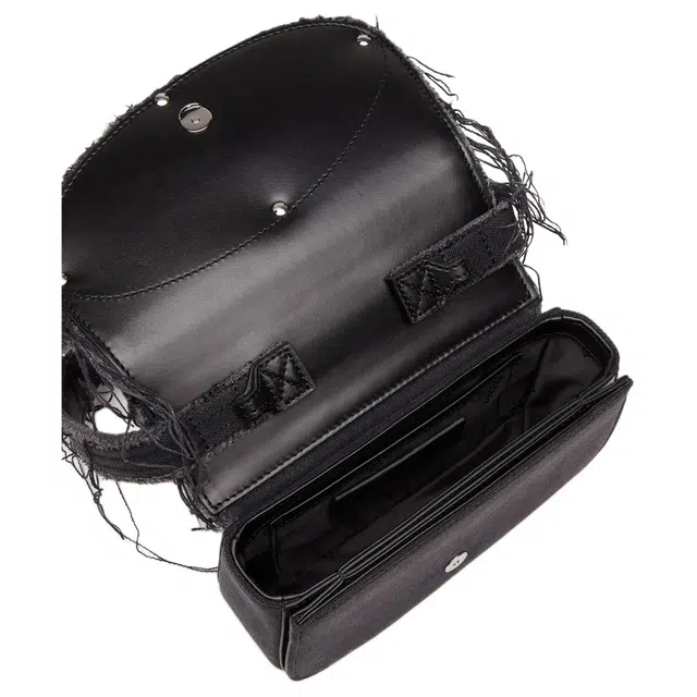 DIESEL Metal Oval D Logo Bag Medium Black