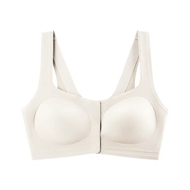 欧迪芬 冰丝轻薄透气上托聚拢防下垂收副乳前扣式夏季清凉感美背调整型文胸 女款