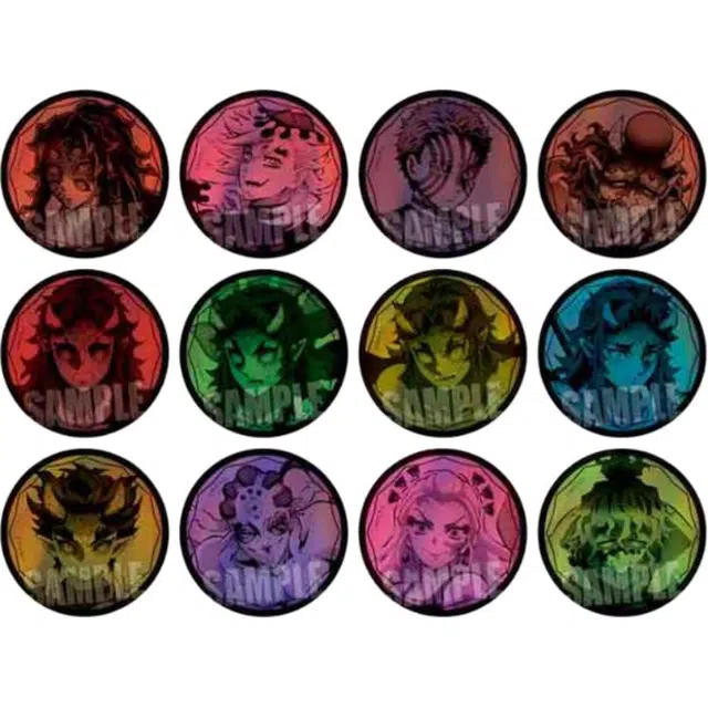 三月兽 鬼灭之刃 猗窝座 半天狗 堕姬潮流  徽章