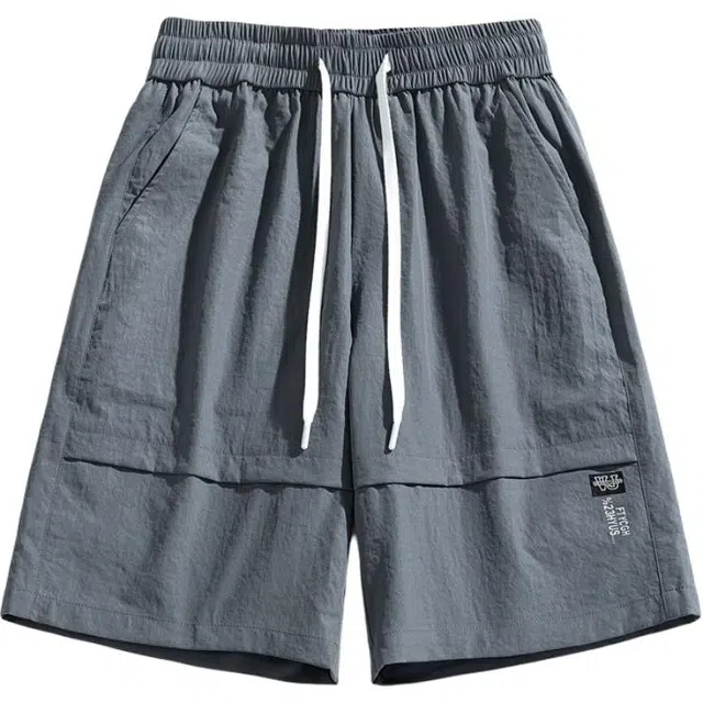 太子龍 薄款设计感透气运动五分宽松百搭舒适休闲短裤 男女同款