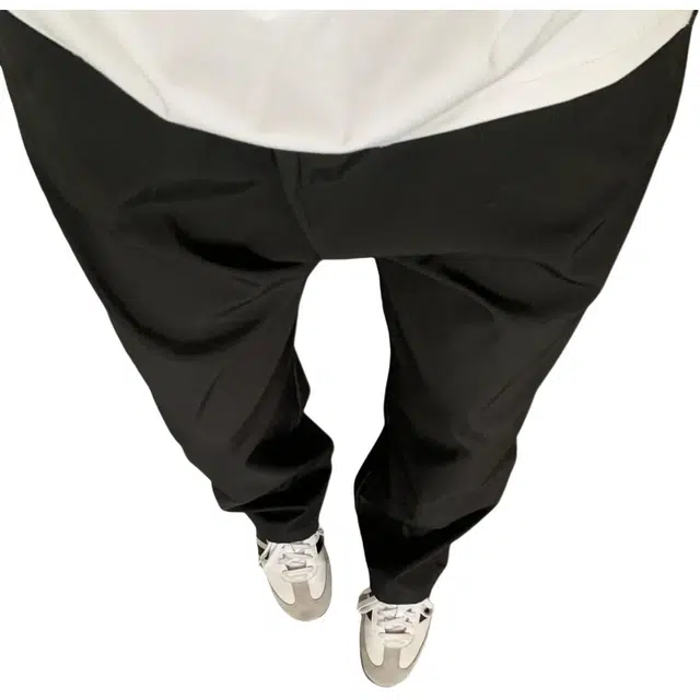 冈哉 美式复古简约纯色拼接三条杠基础款宽松直筒美拉德风垂感高街保暖学院风通勤百搭休闲裤 男女同款