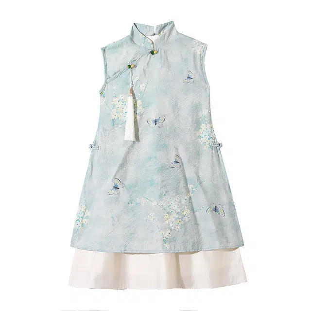 俞兆林连衣裙 舒适百搭亲肤柔软洋气无袖 中小童